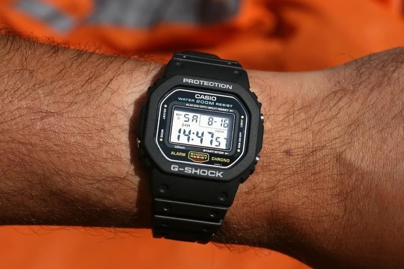 50 Gs: G-Shock #32: DW-5600C, My old square.